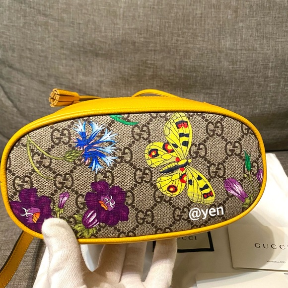 Gucci multicolor Ophidia with GG Supreme Floral crossbody bag - Picture 12 of 17